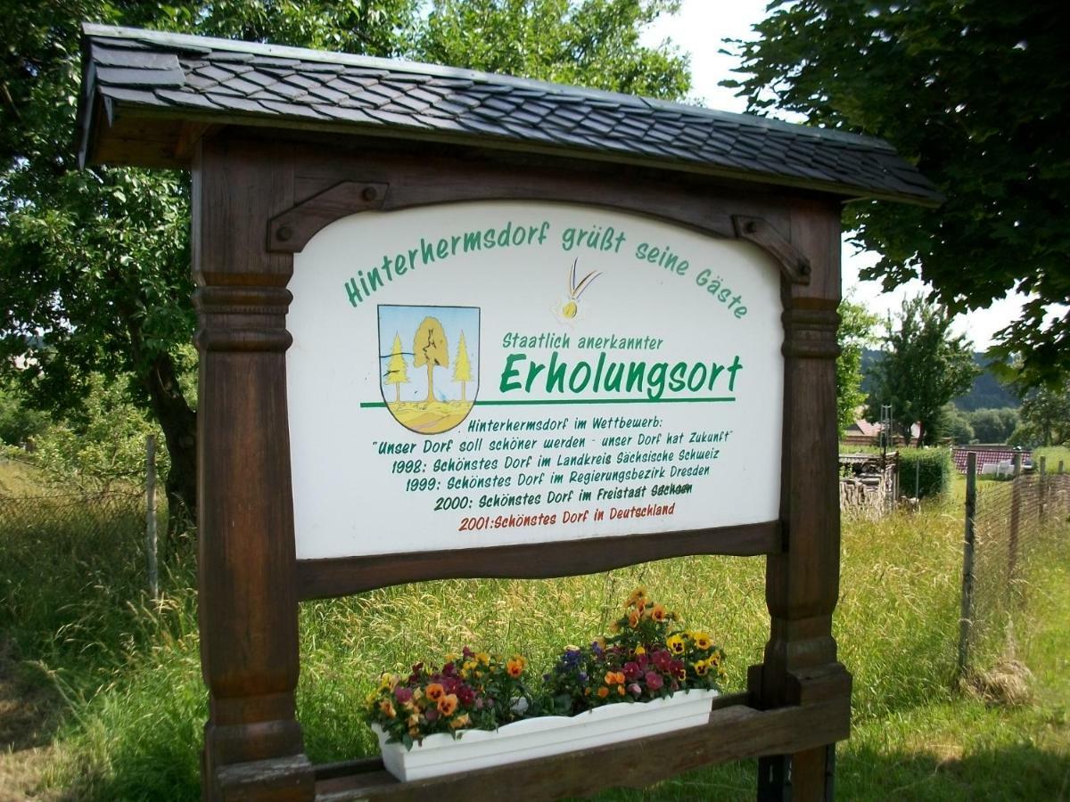 Fewo Hoyer Daire Hinterhermsdorf Dış mekan fotoğraf